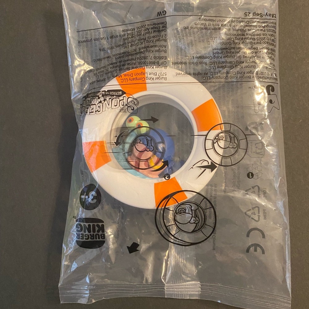 SpongeBob Gary Burger King Kids Toy -T